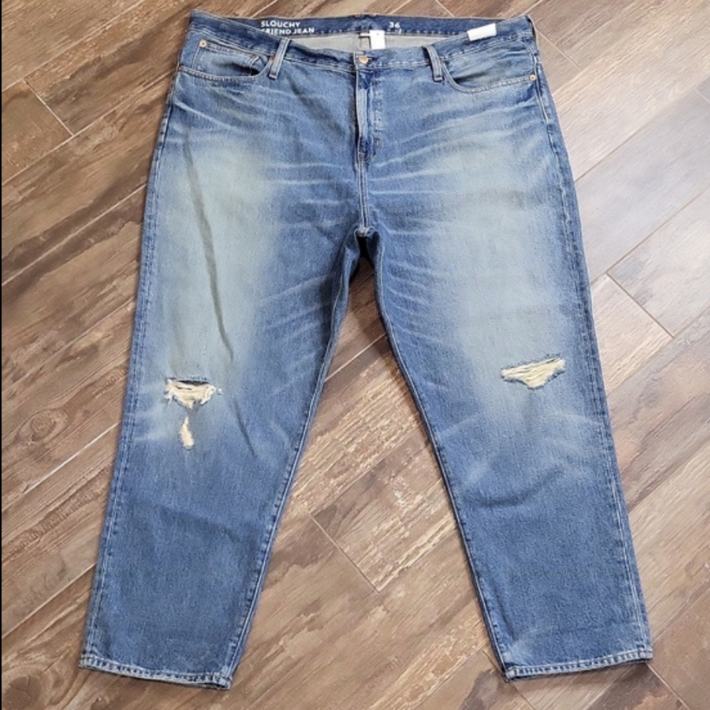 J. Crew Blue Boyfriend Jeans